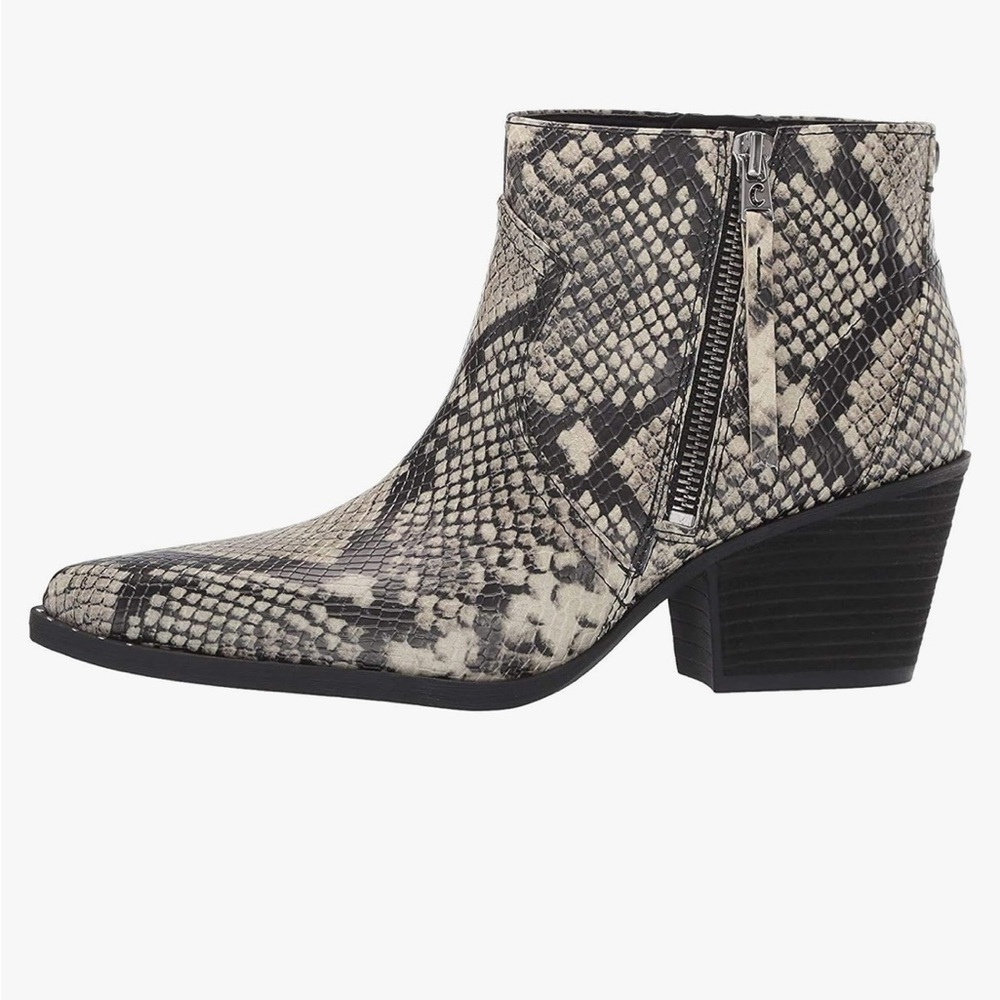 Circus by Sam Edelman Black and White Ankle Booties
